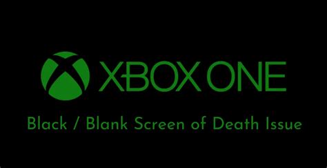 xbox one screen black